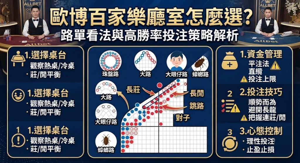 立即掌握歐博百家樂路單解析，精準提升投注勝率