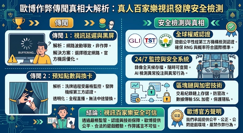想親自確認視訊發牌的公正性？撕下網路謠言標籤，用數據看清防偽真相。