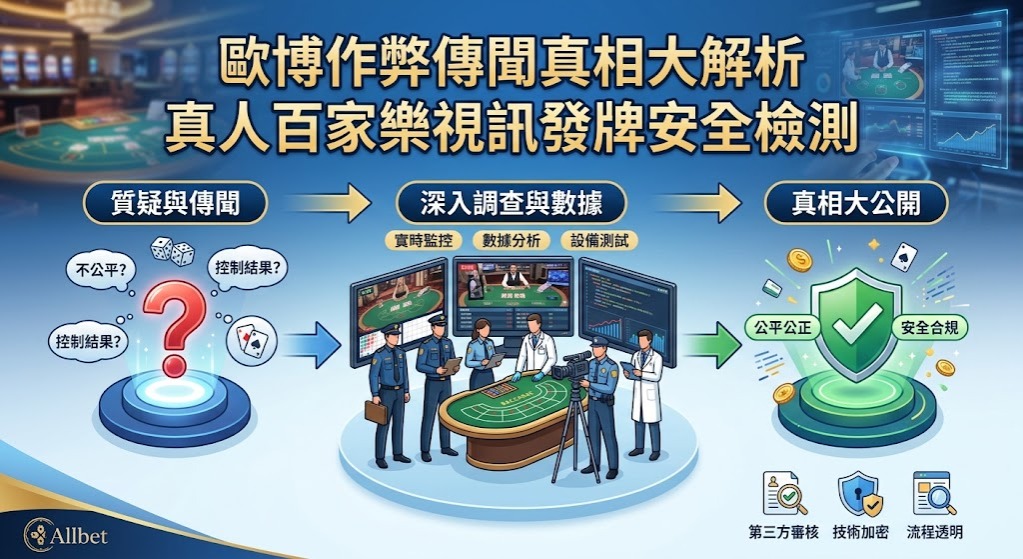 想親自確認視訊發牌的公正性？撕下網路謠言標籤，用數據看清防偽真相。